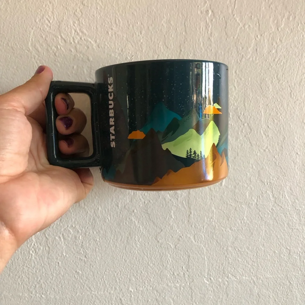 Starbucks Mountain Skyline Mug Father’s Day camping